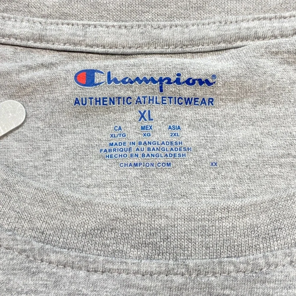 Champion FAMU TShirt XL Mens Gray Florida A&M University Rattlers Applique Logo - Picture 4 of 8